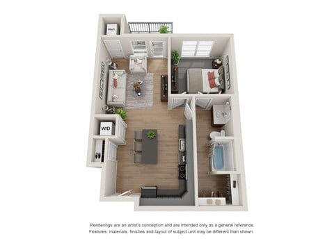 Urbanite Floorplan at Maven Apartments, MN 55337